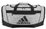 adidas Defender III medium duffel Bag, Onix Jersey/Black, One Size