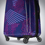 American Tourister Checked-Large, Purple Storm