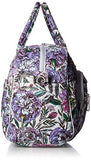 Vera Bradley Iconic Compact Weekender Travel Bag, Signature Cotton, Lavender Meadow