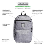 adidas Originals National SST Backpack, Jersey Grey, One Size