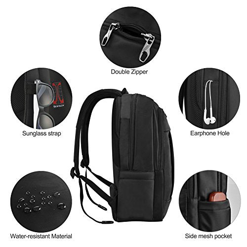 KOPACK Laptop Backpack Slim Business Travel Backpack Bag Pack 17 16 ...