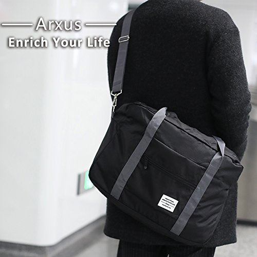 Arxus Large Folding Travel Duffle Bag, Expand Carry On Overnight Tote Bags  for Women Airplanes with Luggage Sleeve, Waterproof Gym Weekend Bag with  Wet Pocket : Amazon.com.au: Clothing, Shoes & Accessories