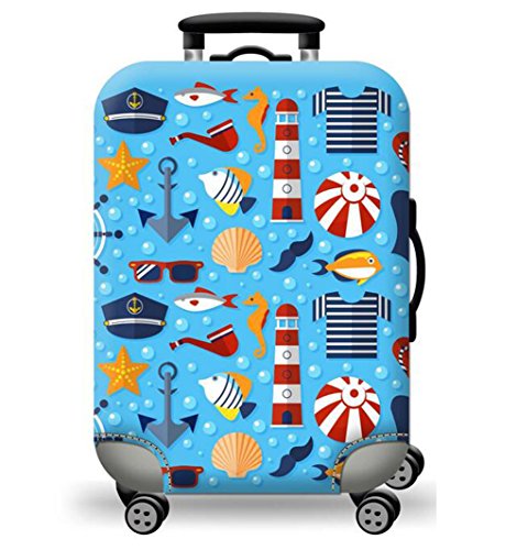 24 Inches V-shaped Luggage Cover For Travel Suitcase, Elasticity Protective  Case, Dustproof, Easy To Recognize At Airport