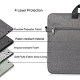 Dovesail 14-15.4 Inch Slim Laptop Shoulder Bag Compatible 15 Inch 2016/2017 MacBook Pro with