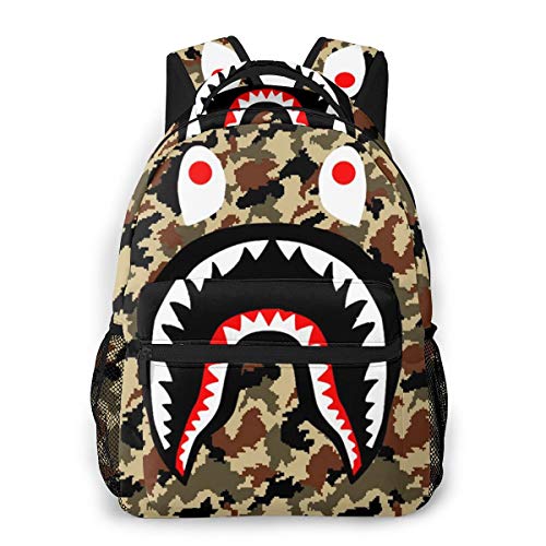Bape Backpack with Lunch Box and with Pencil Box