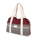 Z•G Women Retro Multi-purpose Tote bag Stylish bag Shoulder bag Messenger Bag Diaper bag for