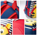 Toddler Backpack, 3D Cute Cartoon Neoprene Animal Waterproof Preschool Backpack for Boys for 1-6 Years Boys, Tiger