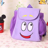 Dora Explorer Backpack Rescue Bag with Map,Pre-Kindergarten Toys PurpleZhicheng