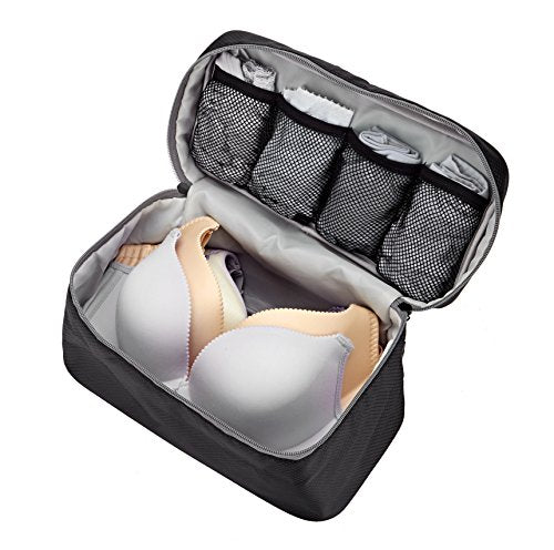 Travel Organizer Bag for Underwear, Cosmetics, and Toiletries