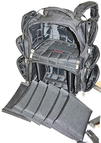 Deluxe Padded Ammo Gear Accessories Pouch with Adjustable Dividers
