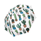 Travel Umbrella Cactus Windproof, Anti-UV waterproof Lightweight Portable Outdoor use