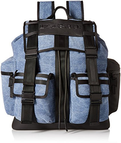 Diesel Men's Bag M-CAGE Back-Backpack, Peacoat Blue/Black, One Size