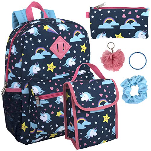 Girl School Backpack Lunch Box, Backpack Lunchbox Set Girl