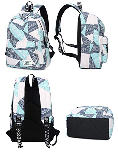 Mini Geometric Pattern Pu Fashion Backpack School Bag Bookbag For School  Outdoors Portable,Lightweight