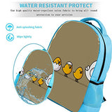 LORVIES Brown Bird Backpack Kids School Book Bags for Elementary Primary Schooler for Boys