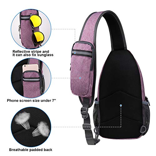 Codoule Waterproof Sling Bag Crossbody Backpack for Men Women Sling  Backpack Hiking Daypack Multipurpose Cross Body Chest Bag