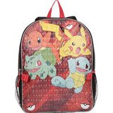 Pokemon Large Backpack And Pokeball Insulated Lunchbox Lunch Bag - Kids