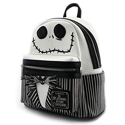 Loungefly Nightmare Before Christmas Jack Mini Backpack Black/White