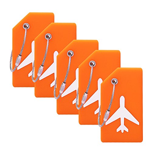 ComfiTime Luggage Tags – TSA Approved Silicone Luggage Tags for Suitcases,  Travel Bag Tags for Luggage, Baggage & Backpacks, Luggage Identifier w/