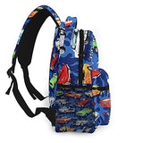 Multi leisure backpack,Auto Sports Muscle Cars Pattern, travel sports School bag for adult youth College Students