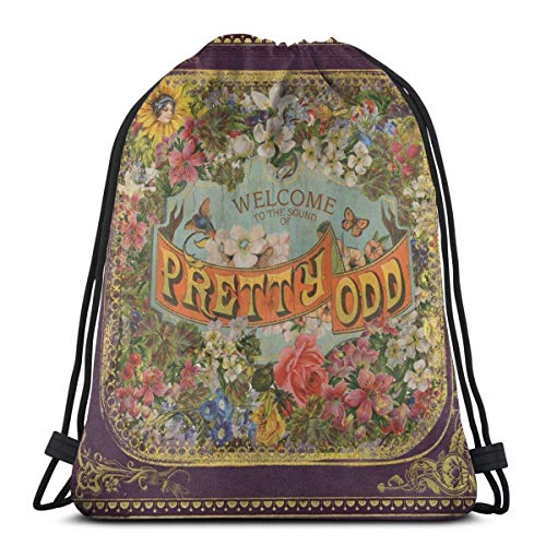 Gltiosr Panic at The Disco Lightweight Drawstring Backpack Rucksack Shoulder Travel Bags Sports Gym