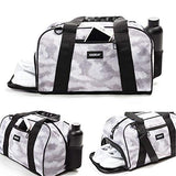 Vooray Burner 16" Compact Gym Bag with Shoe Pocket (Snow Hex Camo)