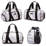 Vooray Burner 16" Compact Gym Bag with Shoe Pocket (Snow Hex Camo)