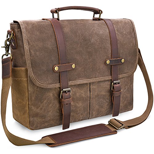 Laptop Messenger Bags, Men's Shoulder Bag, 15 Inches Satchel Bag