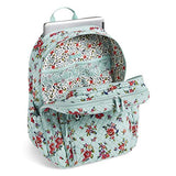 Vera Bradley Iconic XL Campus Backpack, Signature Cotton, water bouquet