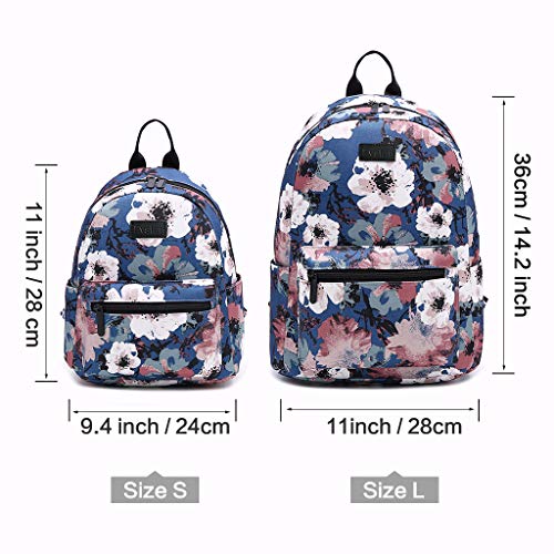 Mini Backpack Purse for Women Girls, Vintage Floral Small Backpack Spring  Flower Pattern Lightweight Casual Travel Bag Daypack for Teens Kids School