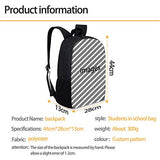 Personality leisure backpack travel bag school bag boy girl backpack(Style3 one size)