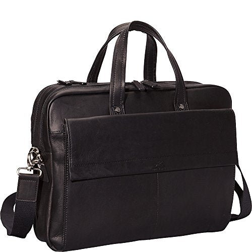 Mancini leather online briefcase