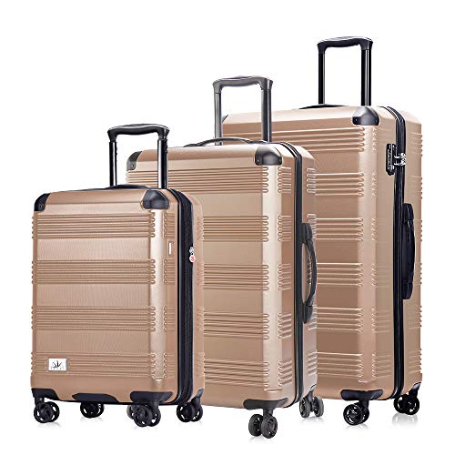 Nicole Miller Designer Luggage Paige Collection - 4 Piece Softside