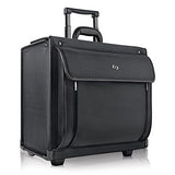 Solo Herald 15.6 Inch Rolling Laptop Catalog Case with Dual Combination Locks, Black