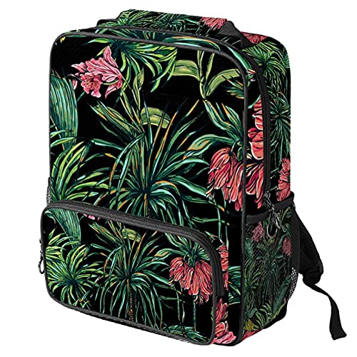 Shop LORVIES Tropical Palm Leaves And Flowers Luggage Factory