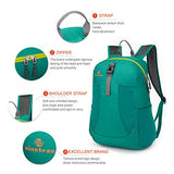 Sinotron Lightweight Packable Backpack,Small Foldable Hiking Backpack Day Pack for Travel Camping Outdoor Vacation(Green)