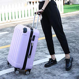 26 Inch Trolley Case/Bags Woman Travel Suitcase With Wheels Rolling Carry On Luggage,B,24