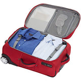 Amazonbasics Premium Upright Expandable Softside Suitcase With Tsa Lock 2-Piece Set - 22/26-Inch,