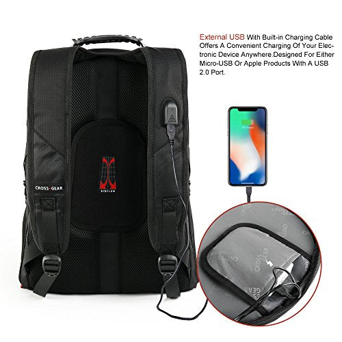 Shop Laptop Backpack with USB Charging Port, – Luggage Factory