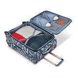 American Tourister Checked-Medium, Floral Indigo Sand