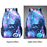 DOLIROX Anime Luminous Backpack Cool Fashion Boys Girls Outdoor Backpack Daypack Unisex Shoulder