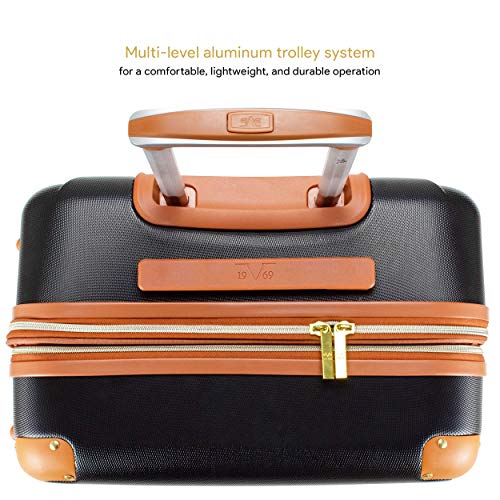 19V69 ITALIA Vintage 20 Expandable Spinner Carry-on Suitcase