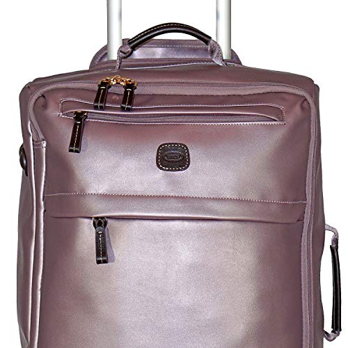  Bric's X Travel - Carry-On Luggage Bag with Spinner Wheels -  21 Inch - Luxury Luggage Bag - Cappuccino