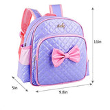 Little-Sweet Cute Durable Waterproof Toddler Preschool Bag Kindergarten Kids Backpack for Girls (purple)