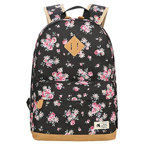 Floral Canvas Backpack