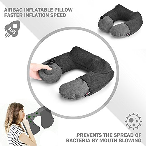 Shop Kmall Inflatable Travel Neck Pillow for – Luggage Factory