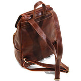 Livorno Full Grain Leather Backpack Knapsack