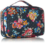 Vera Bradley Iconic Large Blush & Brush Case, Signature Cotton, Pretty Posies