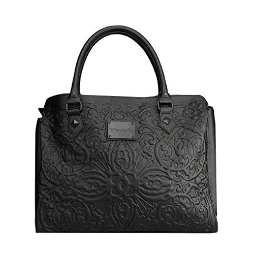 Vegan Leather Tote Bag - Lightweight Reversible Shoulder Handbag Tassel Large  Purse