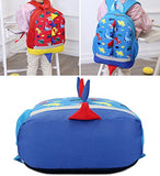 Kid Backpack Boy Preschool with Strap Dinosaur Blue Kindergarten Leash Bookbag